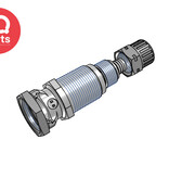 CPC CPC - LM12006 / LMD12006 | Coupling Body | Chrome-plated Brass | PTF Nut 9.5 mm (3/8") OD / 6.4 mm (0.25") ID | Multi-Mount