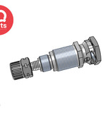 CPC CPC - LM12006 / LMD12006 | Coupling Body | Chrome-plated Brass | PTF Nut 9.5 mm (3/8") OD / 6.4 mm (0.25") ID | Multi-Mount