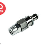 CPC CPC - LM20004 / LMD20004 | Coupling Insert | Chrome-plated Brass | PTF Nut 6.4 mm (1/4") OD / 4.3 mm (0.17") ID | Multi-Mount