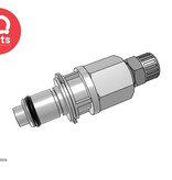 CPC CPC - LM20004 / LMD20004 | Coupling Insert | Chrome-plated Brass | PTF Nut 6.4 mm (1/4") OD / 4.3 mm (0.17") ID | Multi-Mount