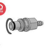CPC CPC - LM22004 / LMD22004 | Coupling Insert | Chrome-plated Brass | 6.4 mm (1/4") Hose Barb | Multi-Mount