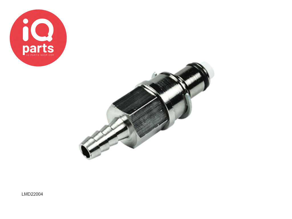 CPC LM22004 / LMD22004 | Insteeknippel | Verchroomd Messing | 6.4 mm Slangpilaar | Multi-Mount