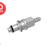 CPC CPC - LM22004 / LMD22004 | Coupling Insert | Chrome-plated Brass | 6.4 mm (1/4") Hose Barb | Multi-Mount
