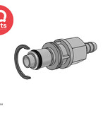 CPC CPC - LM22004 / LMD22004 | Stecker | Messing Verchromt | 6,4 mm Schlauchanschluß | Multi-Mount