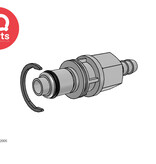 CPC CPC - LM22005 / LMD22005 | Stecker | Messing Verchromt | 7.9 mm Schlauchanschluß | Multi-Mount