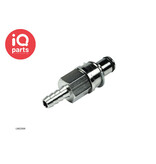 CPC CPC - LM22006 | Coupling Insert | Chrome-plated Brass | 9.5 mm (3/8") Hose Barb | Multi-Mount