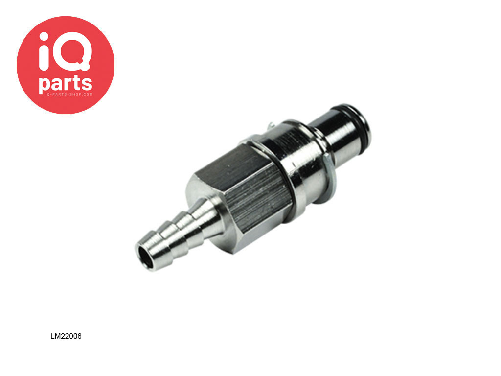 CPC LM22006 | Insteeknippel | Verchroomd Messing | 9.5 mm Slangpilaar | Multi-Mount