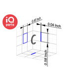 CPC CPC - 101700 | Borgring voor Insteeknippels uit de MM/PMM-serie