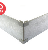 Interclamp Interclamp - Schopplaatverbinder 347 | Buitenzijde 90º hoek | Gegalvaniseerd