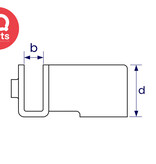 Interclamp Interclamp - Kick Plate Joiner 346 | Internal 90º corner | Galvanized