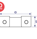 Interclamp Interclamp - Schopplaatverbinder 345 | Recht | Gegalvaniseerd