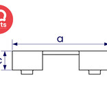 Interclamp Interclamp - Bordbretterverbinder 345 | Gerade | Verzinkt