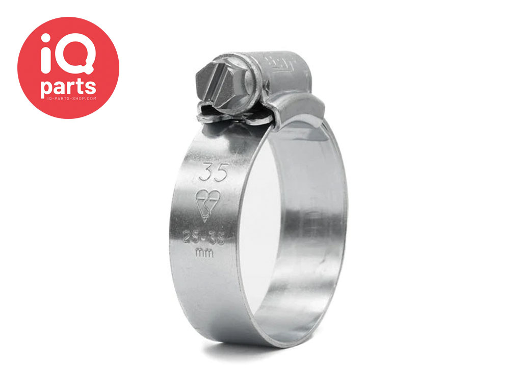 JCS Hi Grip Hose Clamp 9 mm | W1 (Galvanised)