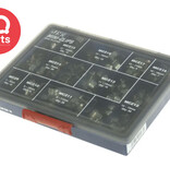 JCS - Assortment boxes Mini-Clip | Zinc Plated | MCZAB1 | 157 Pieces