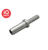 IQ-Parts IQ-Parts - Rechte slangverbinder | gereduceerd | RVS 304 (1.4301)