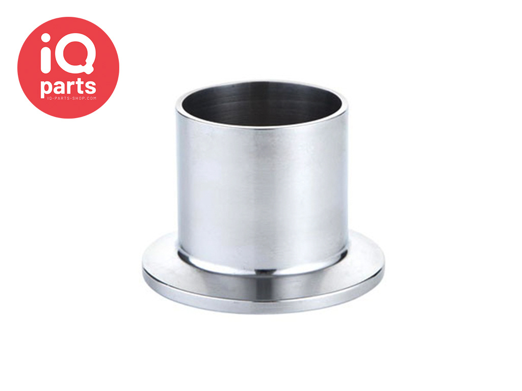 IQ-Parts Flanschstutzen DIN32676 | Reihe C | Lang (KL) | AISI 316L