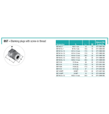 NORMA Normaplast BST Blanking plug | BSPT thread | Conical