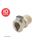 CPC CPC - PLC1000612BSPT / PLCD1000612BSPT | Coupling body | Polypropylene | 3/8" BSPT Pipe thread