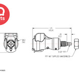 CPC CPC - PMC13025 / PMCD13025 | Kupplung | Acetal | PTF Klemmring 4.0 mm OD / 2.5 mm ID