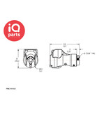 CPC CPC - PMC191032 / PMCD191032 | Coupling Body | Acetal | 10-32 UNF Female thread