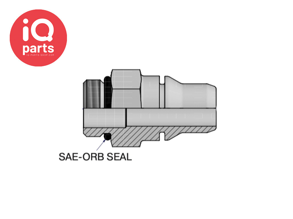 IQ-Parts VDA Inschroefnippel SAE-ORB buitendraad | NW12