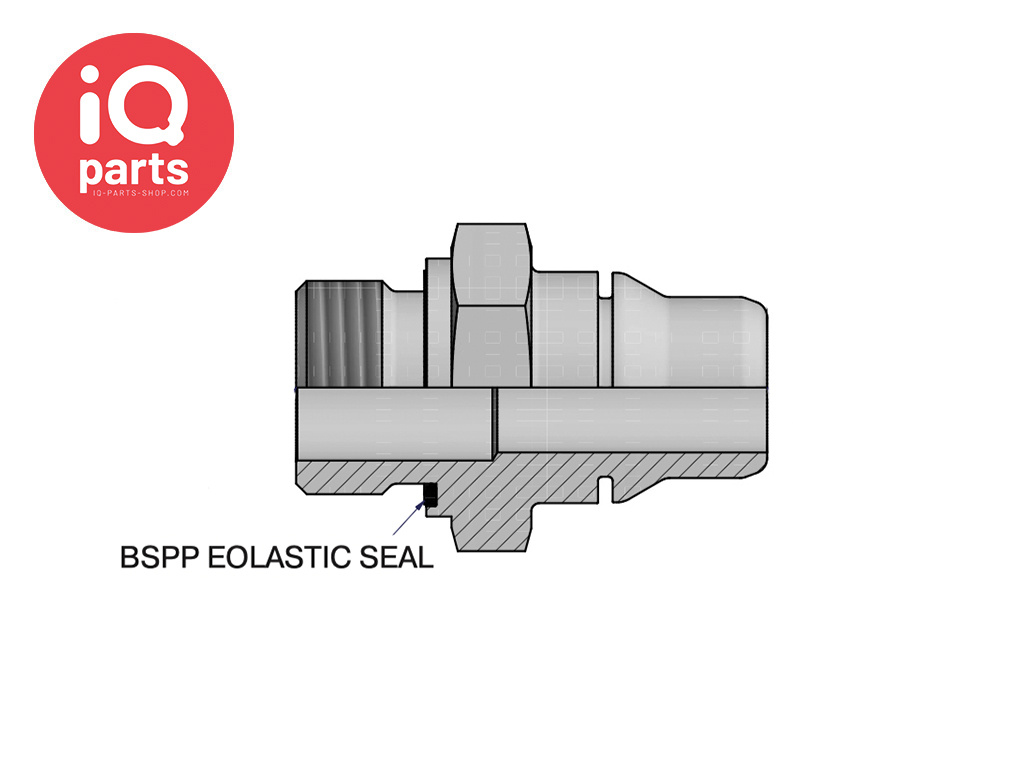 IQ-Parts VDA Screw-in spigot BSPP male thread | NW12