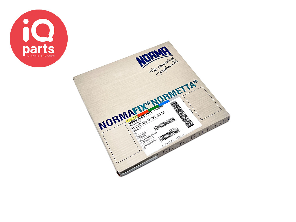 NORMA NORMETTA® 9 mm endloser Glattes Band | 30 Meter | W1