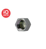 IQ-Parts Screw cap metric | Type 15-30/.. | for BE Hose fitting | steel galvanized - Copy