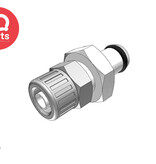 CPC CPC - PMC2004 / PMCD2004 | Insteeknippel | Acetaal | PTF Klemring 6.4 mm OD / 4.3 mm ID