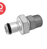 CPC CPC - PMC2004 / PMCD2004 | Insteeknippel | Acetaal | PTF Klemring 6.4 mm OD / 4.3 mm ID