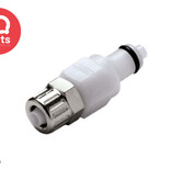 CPC CPC - PMC2004 / PMCD2004 | Insteeknippel | Acetaal | PTF Klemring 6.4 mm OD / 4.3 mm ID