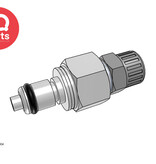 CPC CPC - PMC2004 / PMCD2004 | Insteeknippel | Acetaal | PTF Klemring 6.4 mm OD / 4.3 mm ID