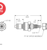 CPC CPC - PMC20025 / PMCD20025 | Stecker | Acetal | PTF Klemmring 4.0 AD / 2.5 mm ID