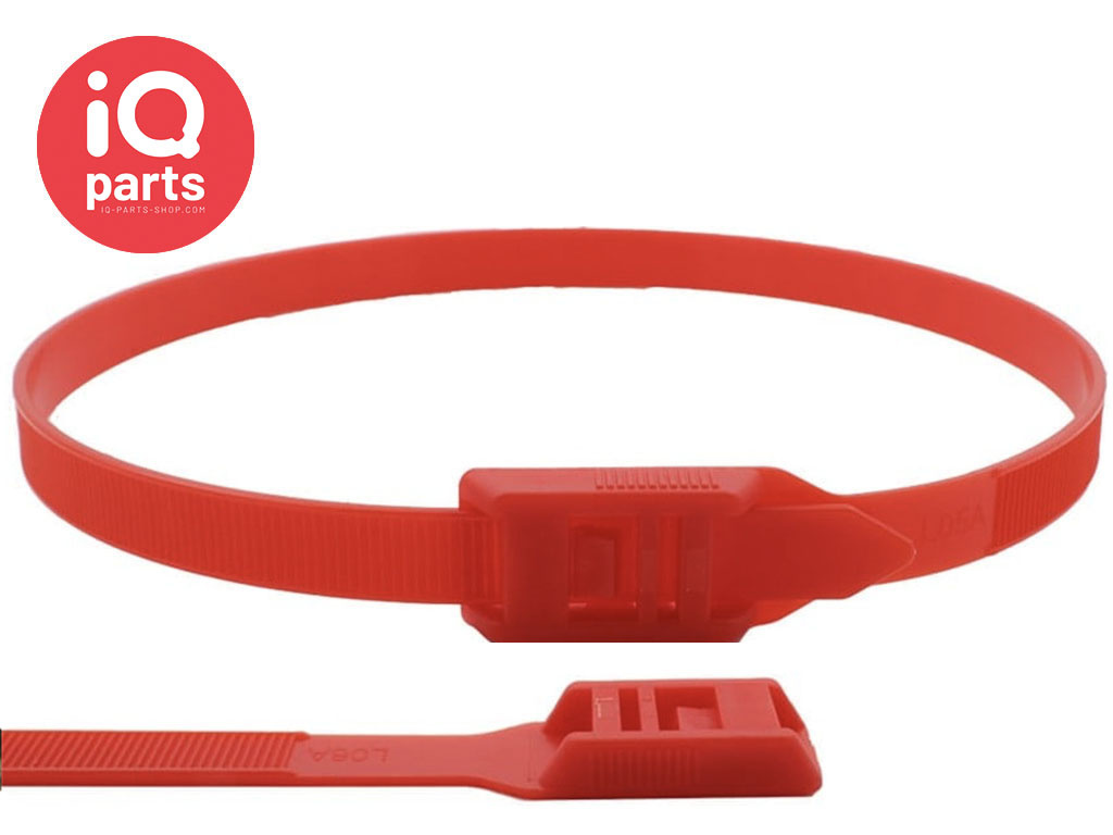 IQ-Parts Tyraps | Laag profiel | Rood | 9 mm