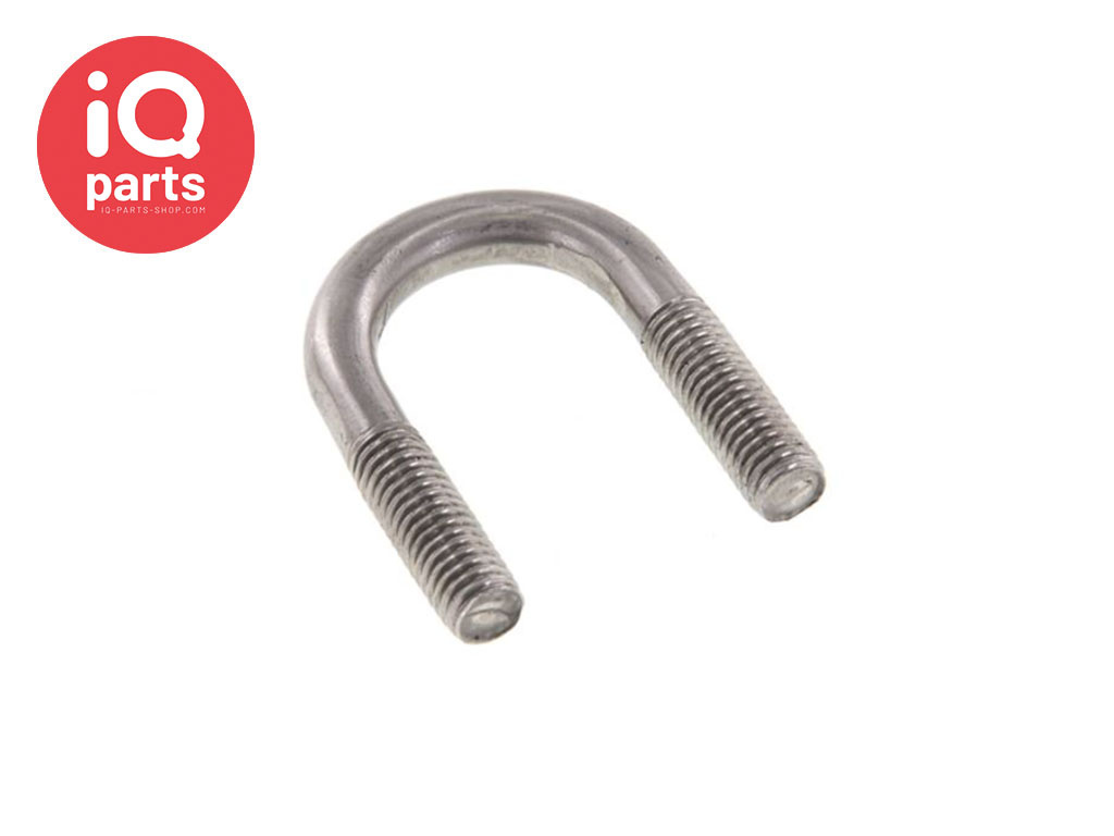 IQ-Parts U-Beugel RVS 1.4301 (W4) | DIN3570 | Vorm A