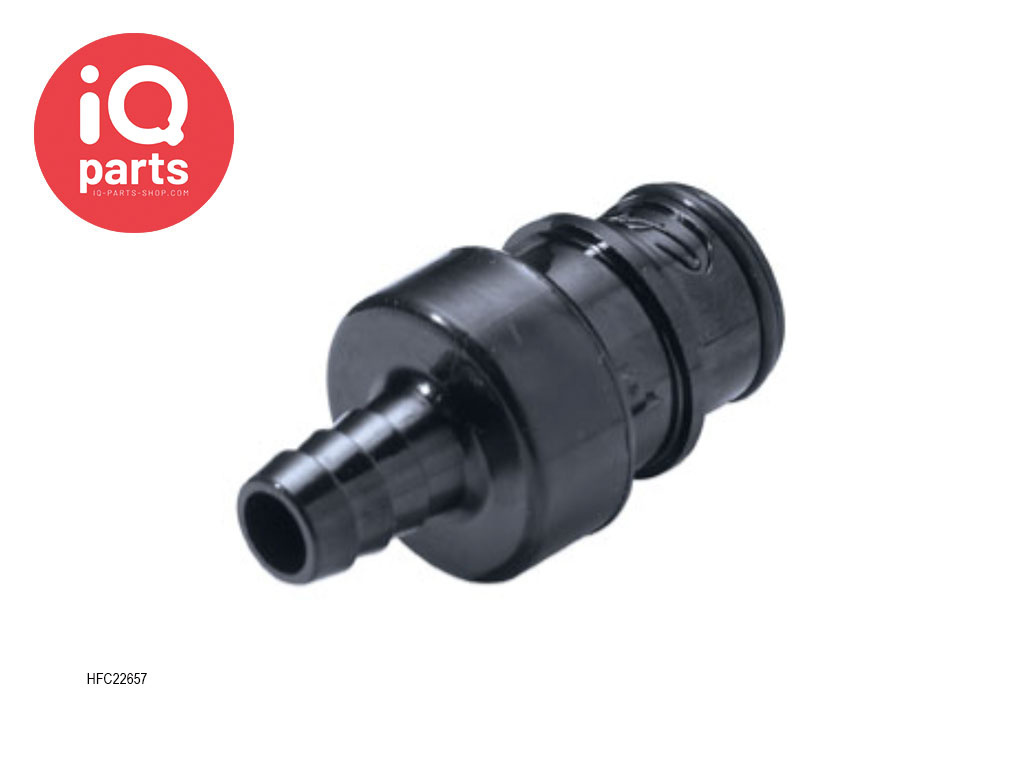 CPC HFC22657 / HFCD22657 | Coupling Insert | Polysulfone UV | hose barb 9,5 mm (3/8")