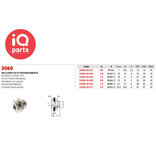 IQ-Parts Nickel Plated Brass Bulkhead Connector Metric Male/BSP Female