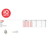 IQ-Parts Kontermutter Messing vernickelt Metrisch Female