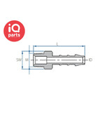 TEFEN TEFEN Hose Barb | Male Thread | PVDF | BSPT