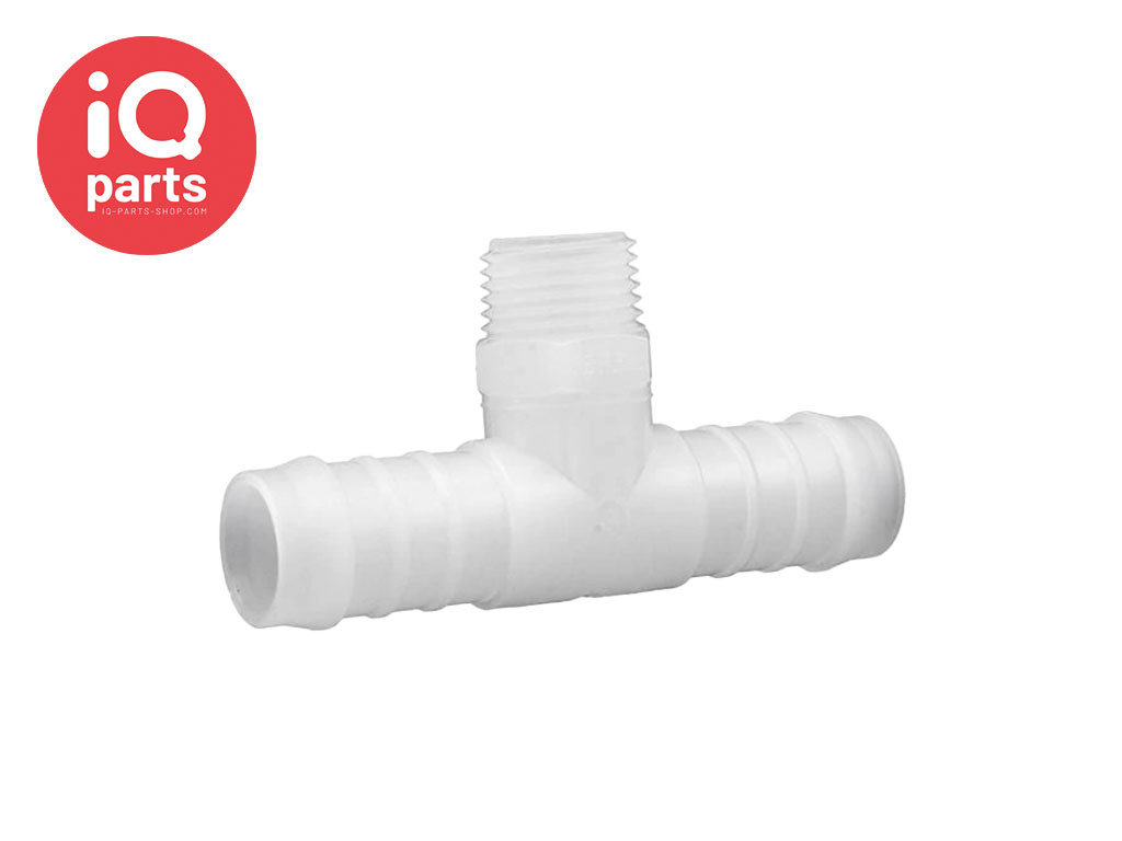 T-Schlauchverbinder | Außengewinde | BSPT | PVDF