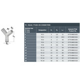 NORMA NORMAPLAST YS Equal Y push-on connectors