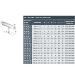 NORMA NORMAPLAST TRS Reducing T push-on connectors