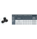 NORMA Normaplast VT/VTR Equal T - Compression Connector