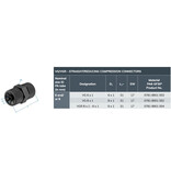 NORMA Normaplast VG/VGR Straight Compression Connecto