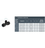 NORMA Normaplast ET | T - Compression Connector | Conical