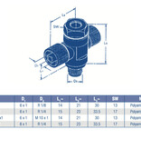 NORMA Normaplast ETS | Swivel T- Compression Connectors