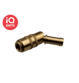 RTC RTC Quick Coupling 45º | Hose Barb | With valve | Type 090 | DN 09
