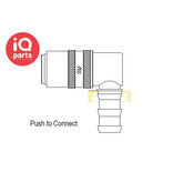 RTC RTC Quick Coupling 90º | Hose Barb | With valve | Type 090 | DN 09