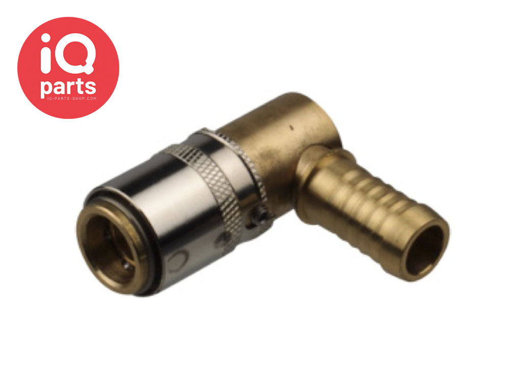 Quick Coupling 90º | Hose Barb | without valve | Type 090 | DN 09