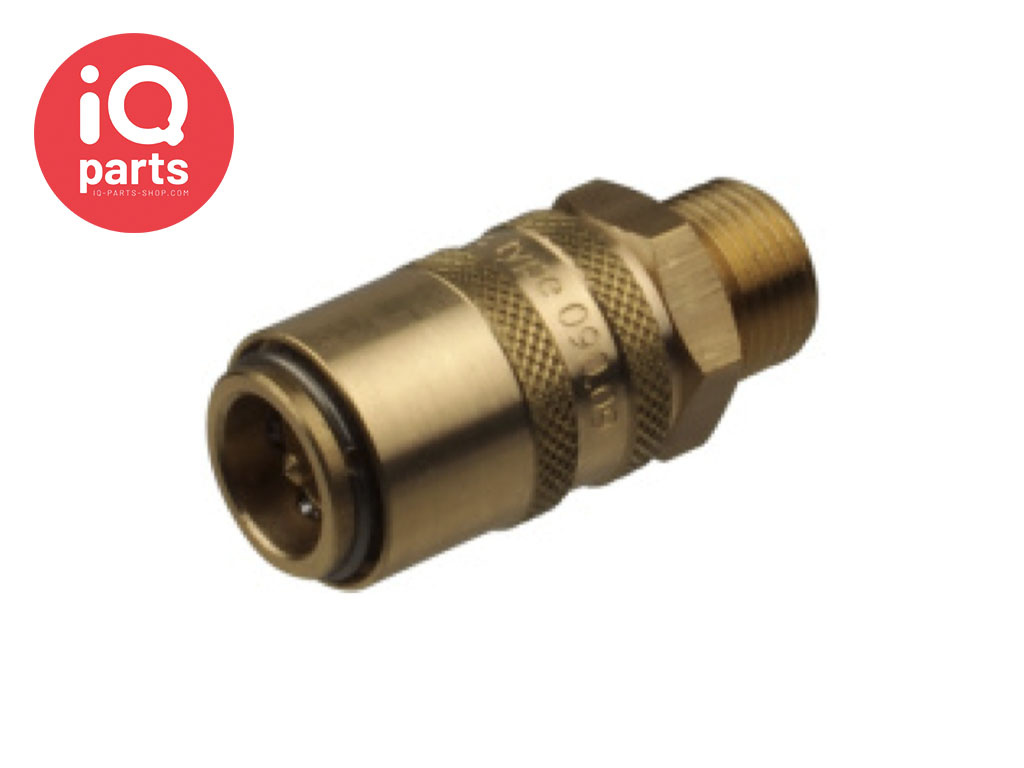 RTC Quick Coupling | Cylindrical male thread | With valve | Type 090 | DN 09